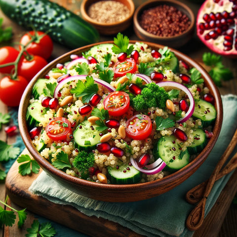 Middle Eastern-Inspired Quinoa Salad with Fresh Herbs