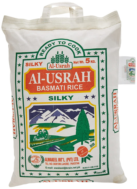 Al-Usrah Basmati Rice Silky 5Kg
