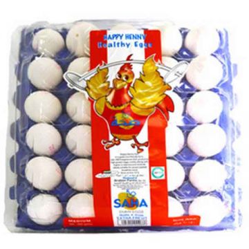 Saha Fresh Eggs White Medium 30pcs